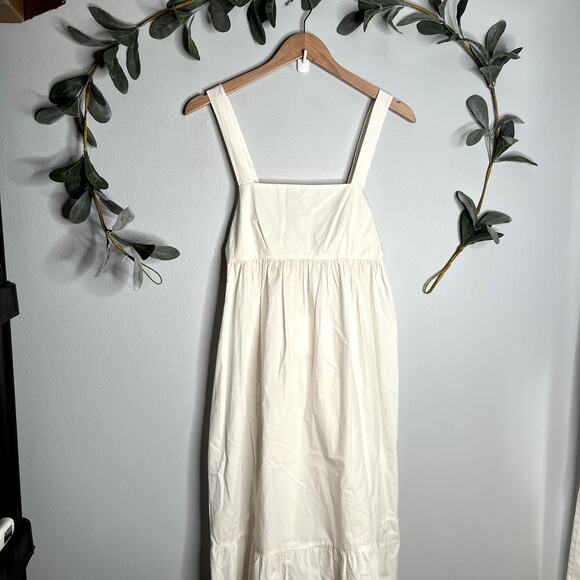 NWT Chan Liu White Tan Dress in Jet Stream - Picture 1 of 9